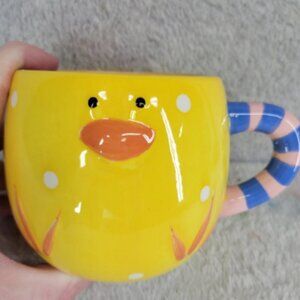 Yellow Chick Shaped Mug
